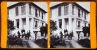 PHOTOGRAPHIE STEREO : VILLA A JUAN-LES-PINS LA FAMILLE CHUPUYS 28 AVRIL 1908 - Other & Unclassified