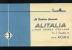 S3525 ALITALIA COUPON PIEGHEVOLE PORTA BIGLIETTO ANNI 50 - Europe