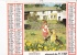 Almanach Des PTT 1981  "dans Les Jonquilles / L'heure Du Repas" Petite Fille Et Chien, Garçon, Jument, Poulain, OLLER - Big : 1981-90