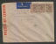 Great Britain   1941  Perfined Stamps AM Censored Cover To India # 37891 - Lettres & Documents