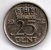 PAESI BASSI 25 CENTS 1972 - 1948-1980 : Juliana