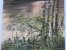 Peinture Gouache Pinceau /paysage D´automne Au Bord Du Lac/ Panneau De Véranda/signé/vers 1920  GRAV9 - Autres & Non Classés