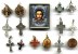 Lot Of 15 Religious Crucifixes, Crosses, Icon From Jerusalem Collection, All New, ALL DIFFERENT - Religion & Esotericism
