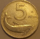 1954 - Italia 5 Lire   ----- - 5 Liras