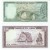 Lebanon #62d &amp; #63d, Lot Of 2 Different Banknotes, 5 And 10 Livres, 1986 Banknote Currency - Lebanon