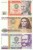 Peru #131b  #134b &amp; #137, Lot Of 3 Different Banknotes, 50 &amp; 500 And 5000 Intis, 1987-88 Banknote Currency - Peru