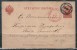 RUSSIA   Postcard Dated 1892 "Circled Box 1" Postmark - Storia Postale