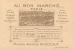 CHROMO AU BON MARCHE 11 X 7.50 CM LE PORTEUR  THEME ASIE LITHO MINOT - Au Bon Marché