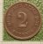 M_p> Germania 2 Pfenning 1874 C - 2 Pfennig