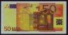 Test Note "Unknown/unbek." Testnote, 50 EURO, Type A, Beids. Druck, RRR, Used, 140 X 70 Mm - Other & Unclassified