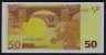 Test Note "Unknown/unbek." Testnote, 50 EURO, Type A, Beids. Druck, RRR, Used, 140 X 70 Mm - Other & Unclassified