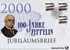 Zeppelin Offizieller Brief 3/2000 BRD 3x2128 SST 10€ Jubiläumsbrief 100 Jahre Luftschiffe Deutschland Cover Germany - Zeppelines