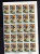 HUNGARY - UNGHERIA - MAGYAR 1973 Ethnographics, Masks, Busho-Walking Ceremony, Mohacs. Carnival Masks SHEET. USED - Feuilles Complètes Et Multiples