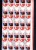 HUNGARY - UNGHERIA - MAGYAR 1975 40th ANNIVERSARY OF THE LIBERATION SHEET OF 50 STAMPS - FOGLIO DI 50 USED - Full Sheets & Multiples