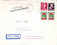 ALGERIE - 1957 -  "AFFRANCHISSEMENT VERIFIE" - ENVELOPPE COMMERCIALE D'ALGER Pour BRUCHSAL (GERMANY) - - Cartas & Documentos
