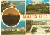 MALTA, G.C. Multi View, Used Postcard [10022] - Malta