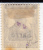 SAAR - MICHEL N° 1 FII * Avec VARIETE SURCHARGE EN HAUT - RARE - SIGNE BRUN - COTE = 400 EUROS - Unused Stamps