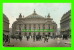 PARIS (75) - L'OPÉRA - ANIMÉE - CIRCULÉE EN 1908 - AQUA-PHOTO - L. V. & CIE - - Autres Monuments, édifices