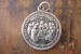 Médaille Argent  Avec Bélière ,St François De Salles Avec Exergue Recto Verso7,3 Grs Dia 2,5 Cms,signée L.Perrin Lyon - Colgantes