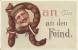 Ran An Die Wurst  Mit Briefstempel 1916 - Humor