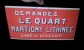 Plaque Publicitaire Cartonnée - Le Quart " MARTIGNY LITHINEE " - Martigny Les Bains ( Vosges ) - Années 1930 - Autres & Non Classés