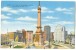 USA, Bird´s Eye View Of Monument Circle, Indianapolis, Indiana, Unused Postcard [10253] - Indianapolis