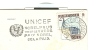 BELGIO, UNICEF, TIMBRO TARGHETTA  BRUXELLES 1967, - UNICEF