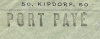 Brief Met Cirkelstempel LA LOUVIERE 1C  Met Stempel PORT PAYE (noodstempel) - Foruna (1919)