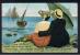 RB 874 - 1909 Comic Postcard - Couple On Beach Watching Boats - Sexual Inuendo - Fumetti