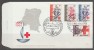 2 ENVELOPPES 1ER JOUR DE REP. DEM. DU CONGO - CENTENAIRE DE LA CROIX-ROUGE INTERNATIONALE - Red Cross