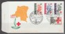 2 ENVELOPPES 1ER JOUR DE REP. DEM. DU CONGO - CENTENAIRE DE LA CROIX-ROUGE INTERNATIONALE - Red Cross