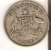 MONEDA DE PLATA DE AUSTRALIA DE 6 PENCE DEL AÑO 1955  (COIN) SILVER,ARGENT - Otros & Sin Clasificación