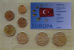 TURQUIA / TURKEY / TÜRKEI - BLISTER / SET ** 7 Monedas / Münzen / Coins 1991-97 ** UNC COA Certificado Zertifikat - Türkei