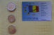 RUMANIA / ROMANIA / RUMÄNIEN  - BLISTER / SET ** 3 Monedas / Münzen / Coins 1999-2002  ** UNC COA Certificado Zertifikat - Roemenië