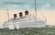 Ship Ocean Liner - SS Monarch Of Bermuda - Stamp & Postmark 1938 - VG Condition - 2 Scans - Steamers