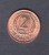 EASTERN CARIBBEAN TERRITORIES    2  CENTS 1965 (KM # 3) - Caraibi Orientali (Territori)