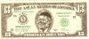 Billet US Humoristique/ Clinton/ 13 Dollars/Faux Billet/1998           BIL38 - Other & Unclassified