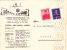 CARTEA ROMANEASCA,1942  VERY RARE PERFIN STAMPS,PRIVAT POSTCARD CENSORED ROMANIA. - Perforadas