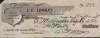 USA-Check (money Order) 1907-Bank Of Dadeville,Missouri J.E.Lindley. - Cheques En Traveller's Cheques