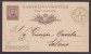 Italy Postal Stationery Ganzsache Intero Cartolina Postale EMILIO BONALUMI, MILANO  1880 To SALERNO (2 Scans) - Stamped Stationery