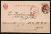 RUSSIA    1891 POSTAL STATIONARY CARD  St. Petersburgh Cancel(16 Map. 1891) - Cartas & Documentos