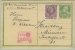 Censure De Vienne "überprüft Wien Pour Munich Sur Entier Postal (p216 Et Timbre 103) - Covers & Documents