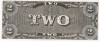 Billete Replica Of SPAIN,  2 Dolars 1864. Confederate States Of America - Devise De La Confédération (1861-1864)