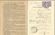 EGYPT KINGDOM CAISSE D'EPARGNE POSTALE LIVRET 1940 - POSTAL SAVING BOOK & REVENUE STAMPS DURING KING FAROUK TENURE - Historische Documenten