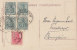 INFLA Postkarte Mit DR 85 II, 86 II MiF, Stempel: Maulbronn 8.JUN 1920, AK: Kloster, See, WIRO 2734 B - Sonstige & Ohne Zuordnung