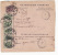 Russia 1905 Parcel Card Multicolor Franking Within Warsaw Gubernia, Filing Holes As Usual (g273) - Briefe U. Dokumente