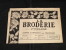 La Broderie Lyonnaise, 1 Sept 1953 1099 Broderies Pour Trousseaux - House & Decoration