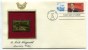 C First Day Of Issue "" F. Scott Fitzgerald """ Gold Stamp Replica 1996 FDC/bu/UNC - Otros & Sin Clasificación