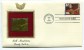 C First Day Of Issue "" Folk Musicians, Woody Guthrie """ Gold Stamp Replica 1998 FDC/bu/UNC - Sonstige & Ohne Zuordnung