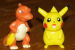 POKEMON NINTENDO Et DRAGON / LOT De 2 FIGURINES SALAMECHE Et PIKACHU - Monoblocs